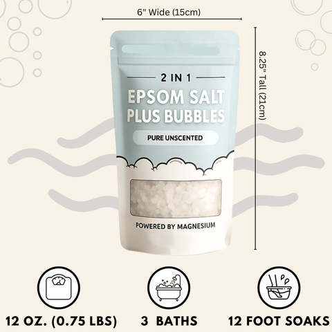 Epsom Salts + Bubbles