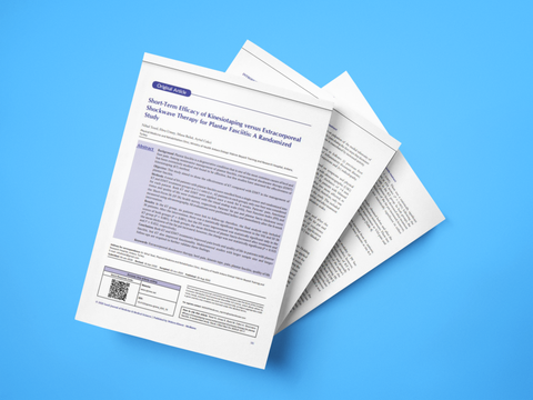 Article Summary: Short‑Term Efficacy of Kinesiotaping versus Extracorporeal Shockwave Therapy for Plantar Fasciitis: A Randomized Study by Nihal Tezel, Ebru Umay, Musa Bulut & Aytul Cakci