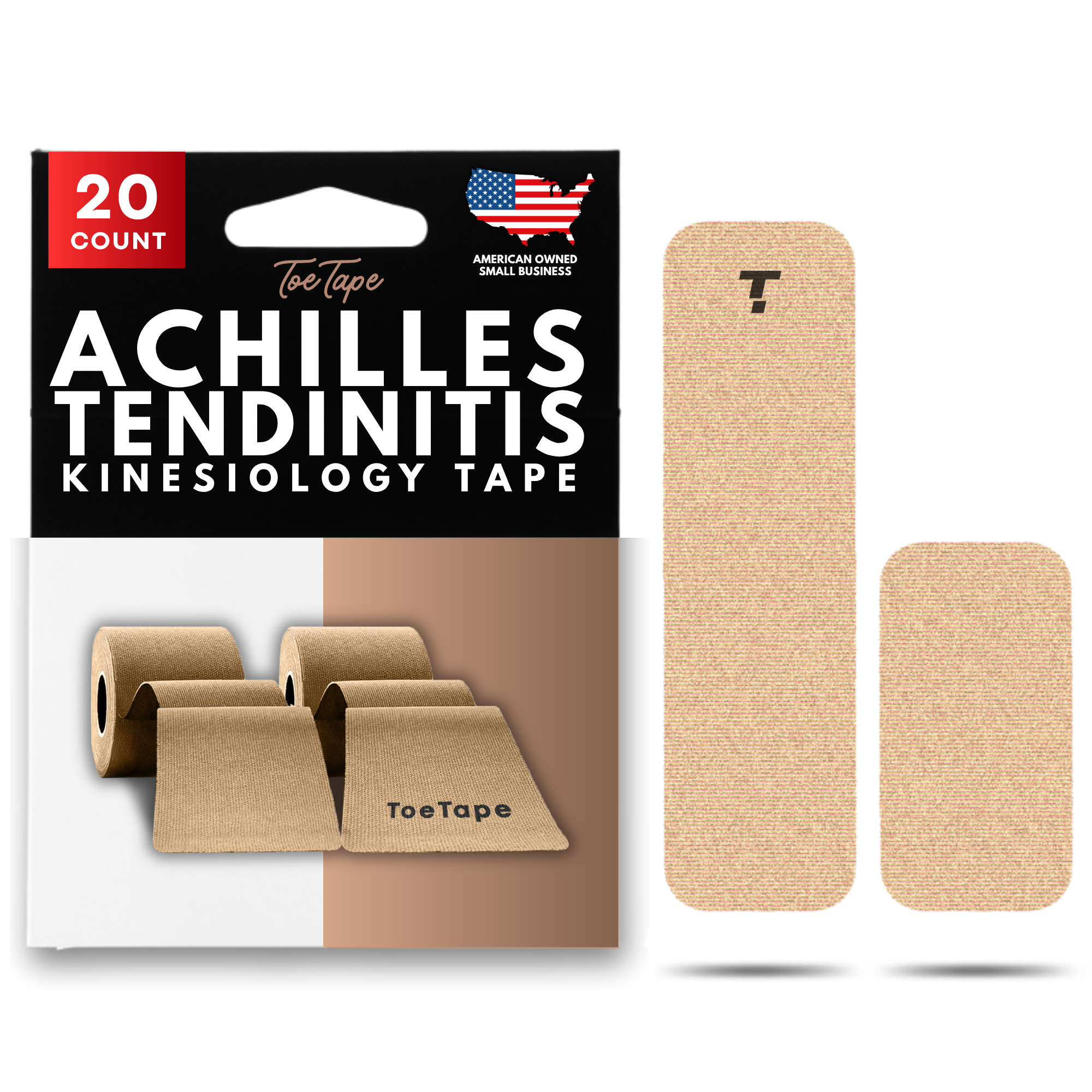 Achilles Tendinitis Kinesiology Tape