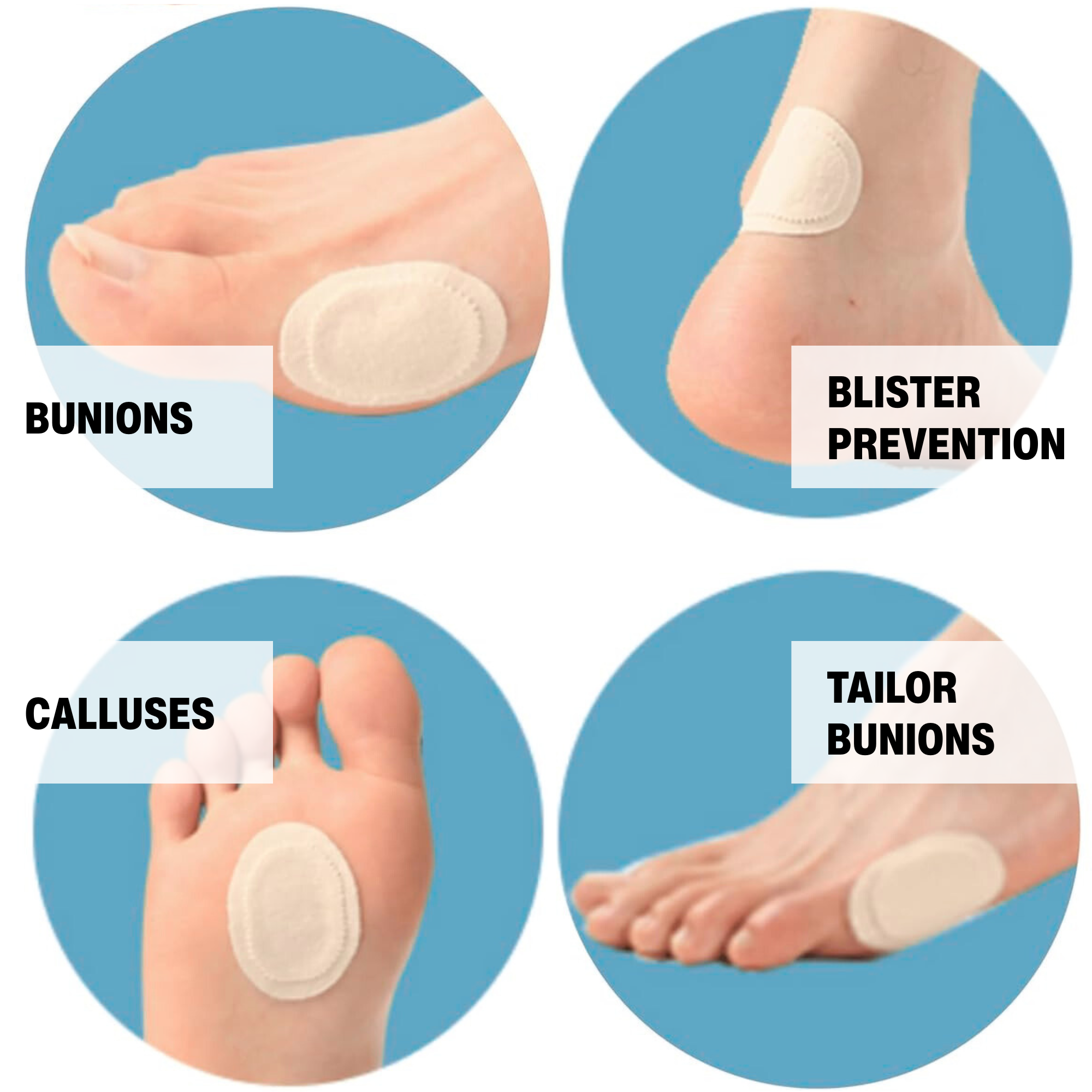 Free Gift (+$1 Shipping): 12 Pack Bunion Pads