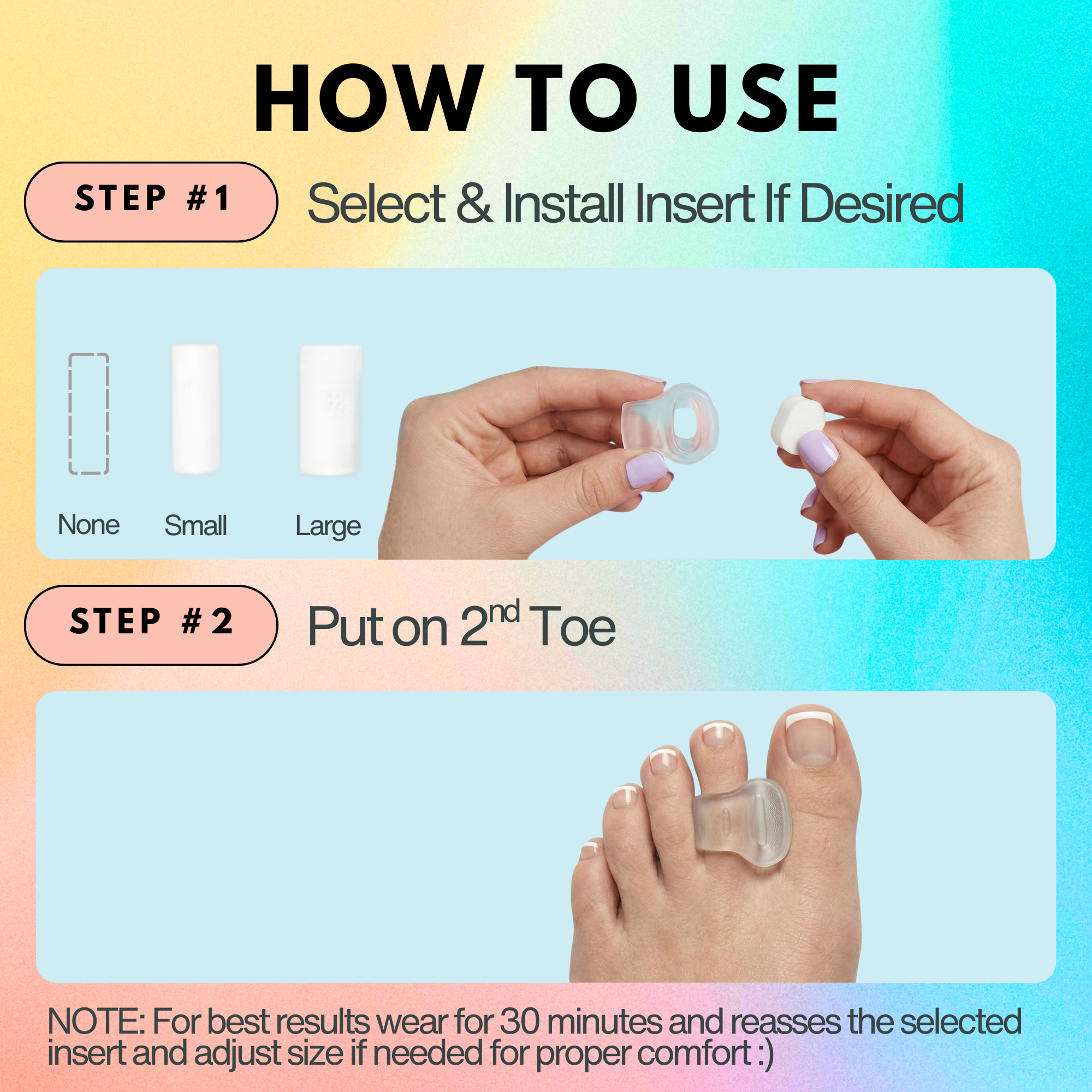 Adjustable Gel Toe Spacer