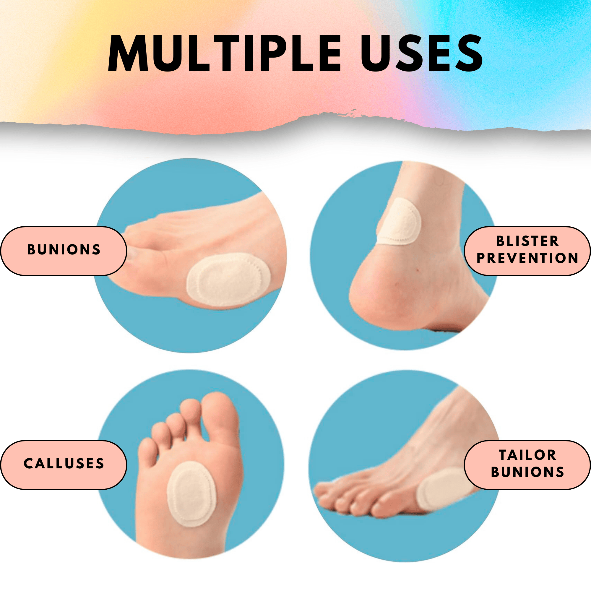 Moleskin Bunion Pads