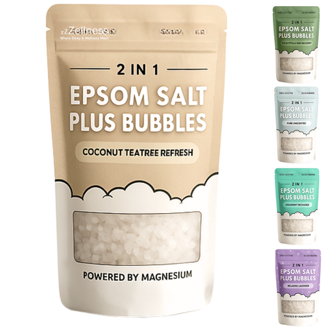zzZellness - Epsom Salts + Bubble Bath Soak