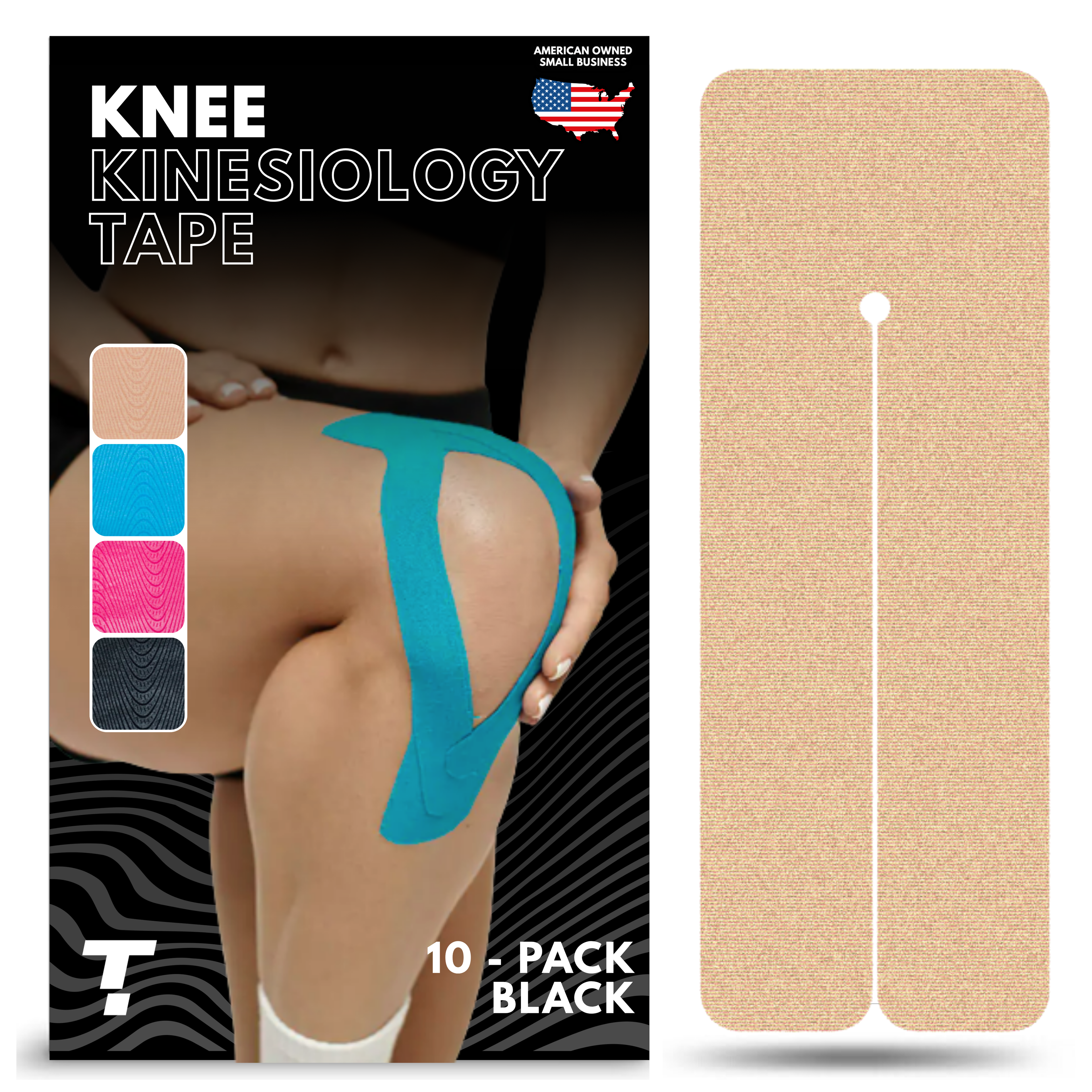 knee kinesiology tape