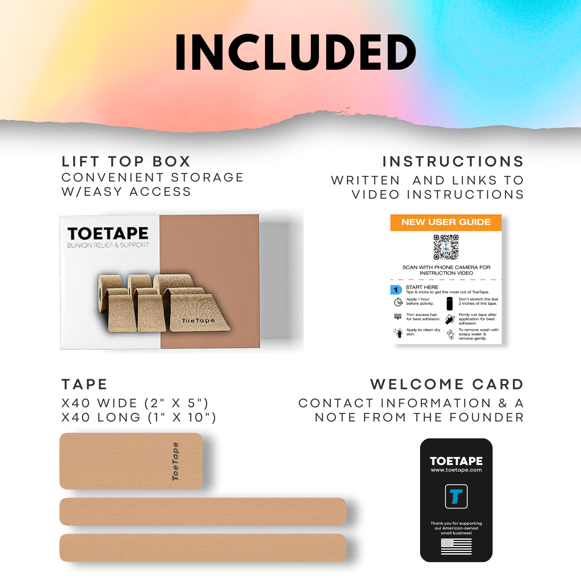 Bunion Corrector Kinesiology Tape
