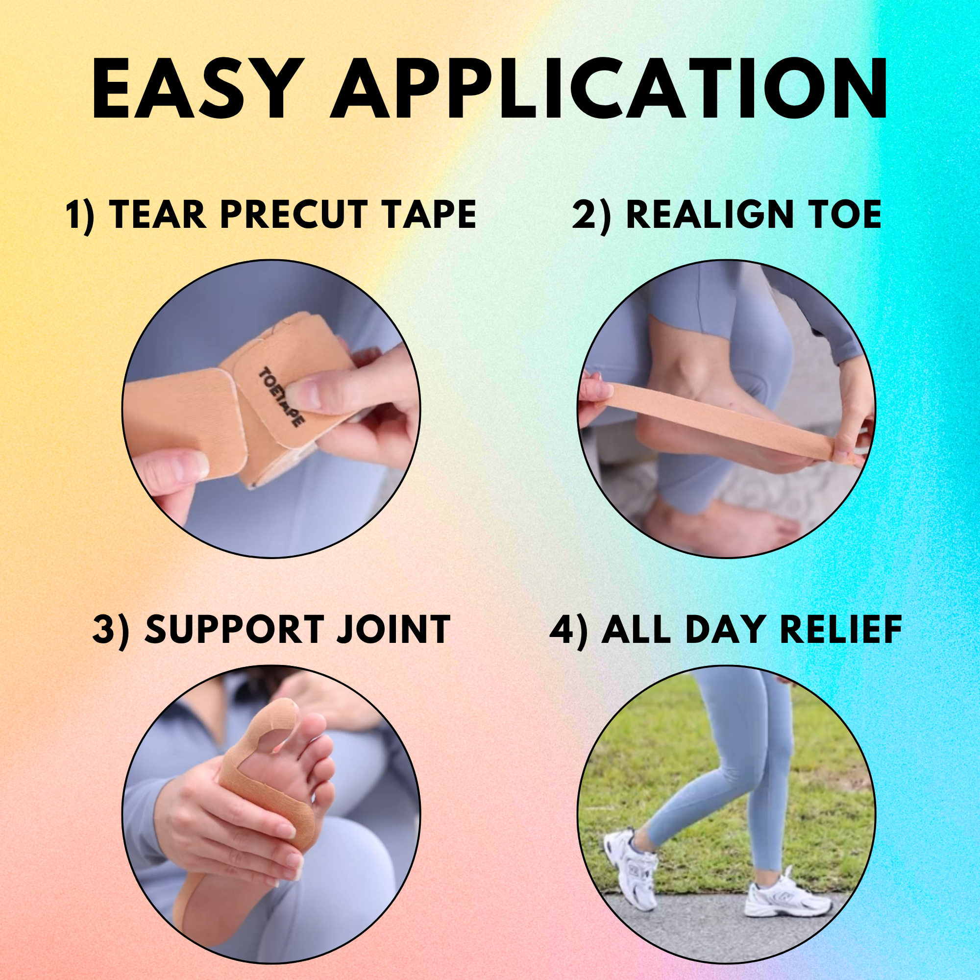 Bunion Corrector Kinesiology Tape