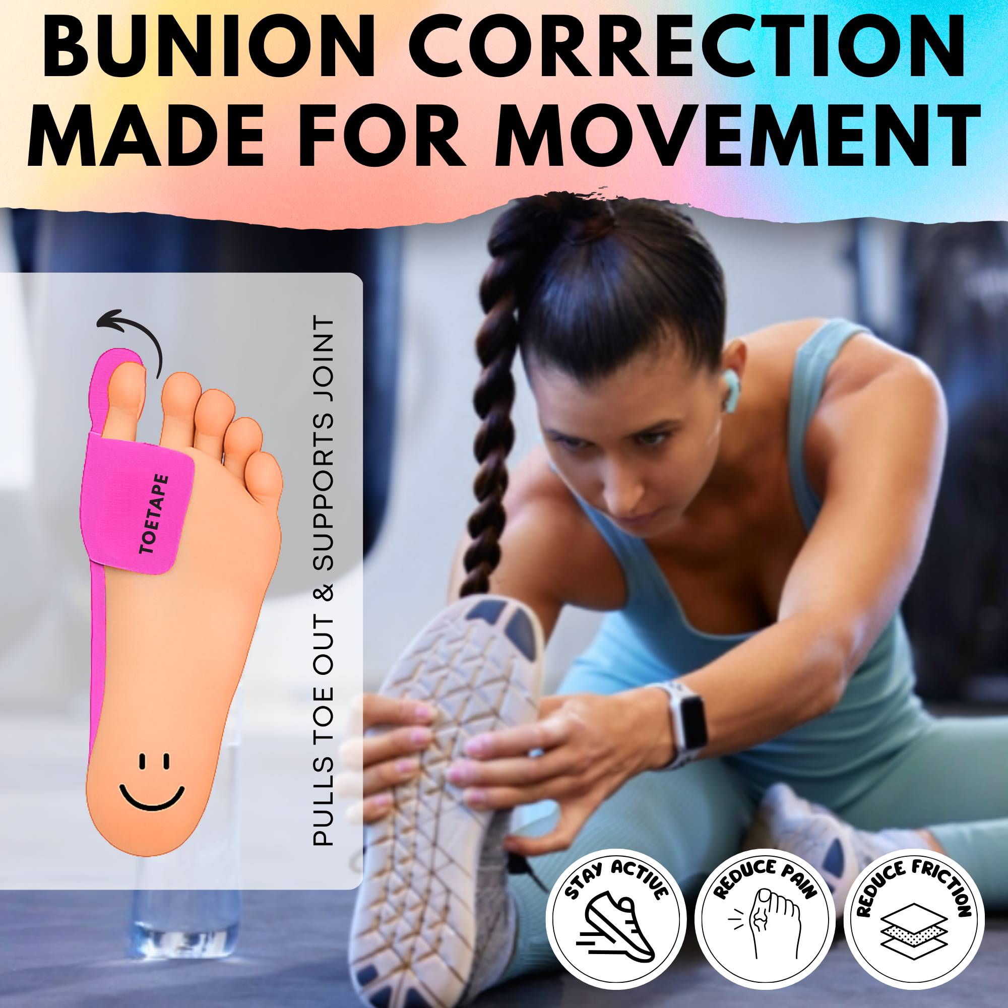 Bunion Corrector Kinesiology Tape