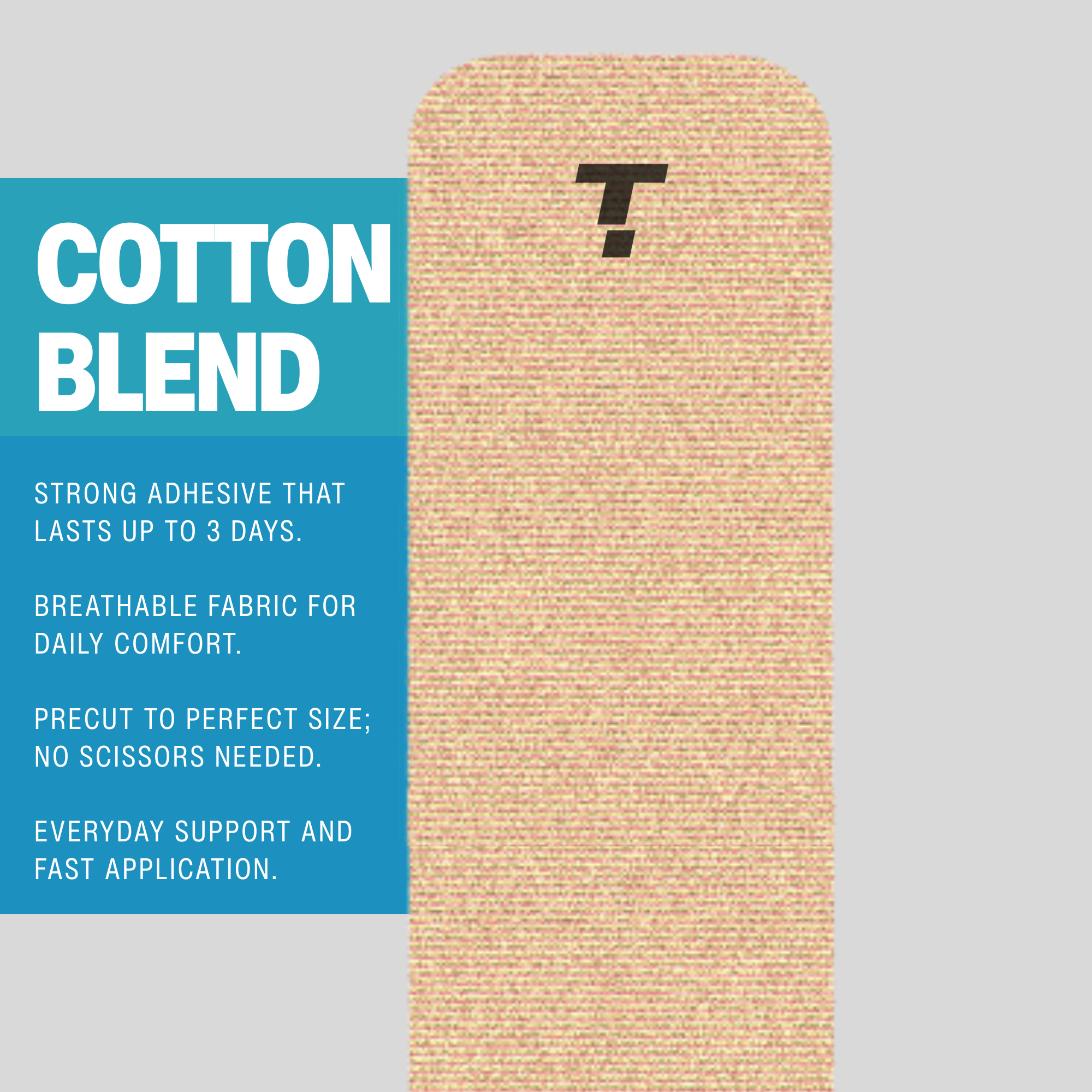 cotton blend kinesiology tape