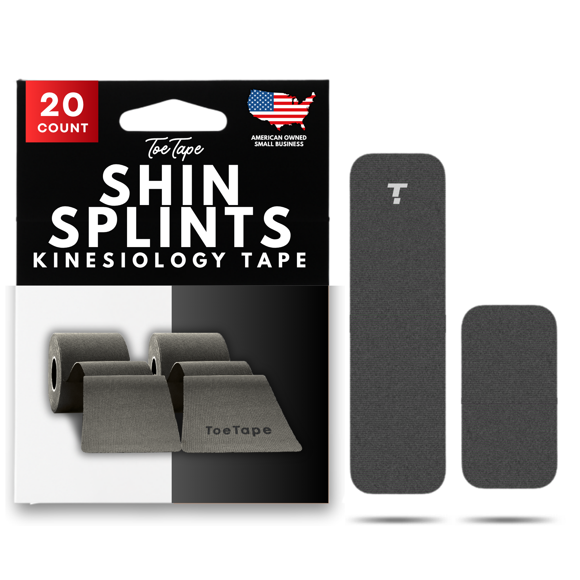 Shin Splint Kinesiology Tape