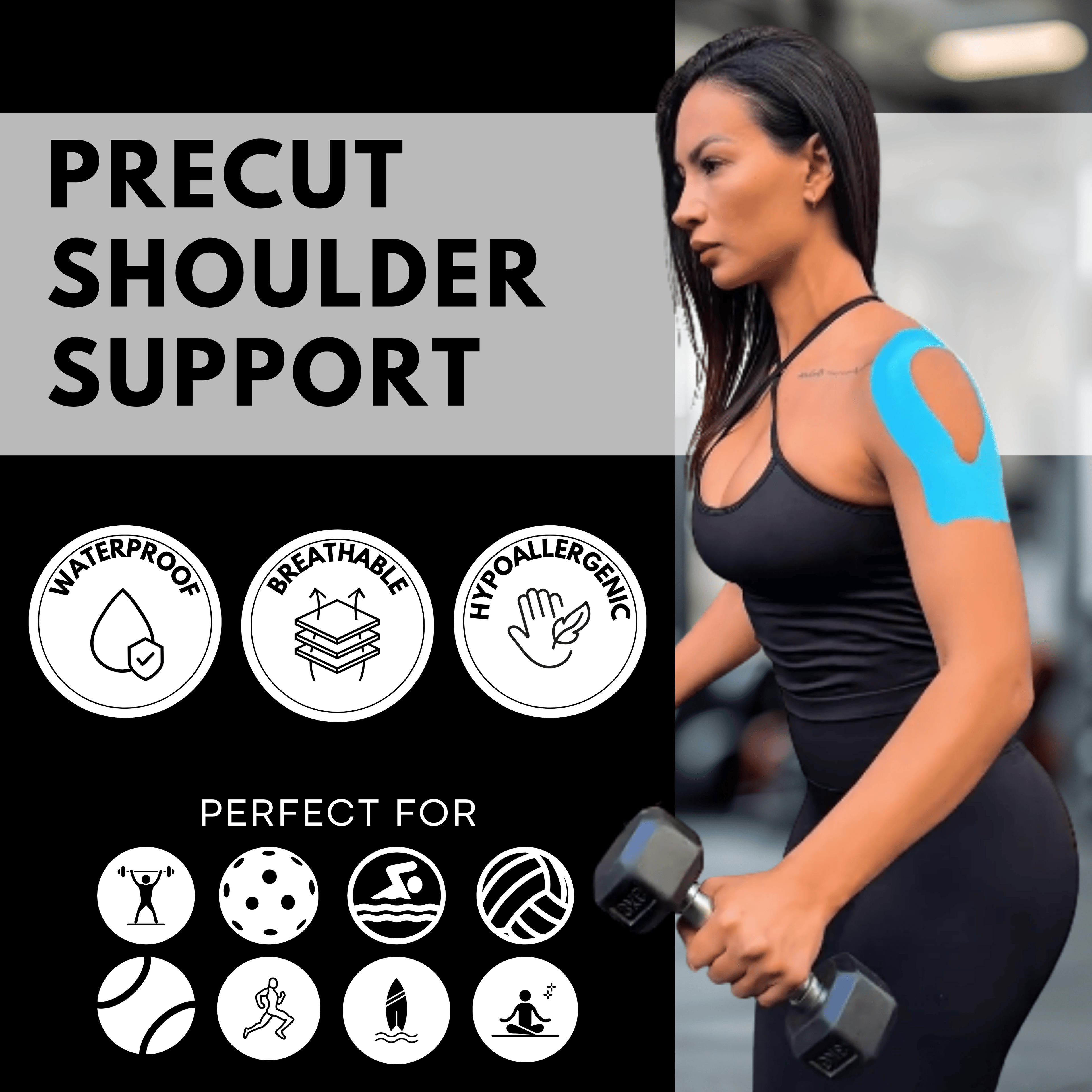Shoulder Kinesiology Tape